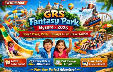 GRS Fantasy Park Mysore – Ticket Price, Rides, Timings & Full Travel Guide (2026)