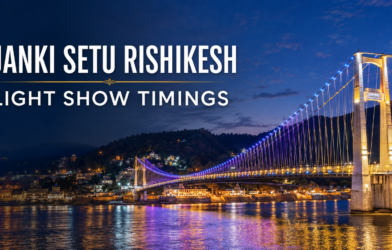 janki setu rishikesh light show timings